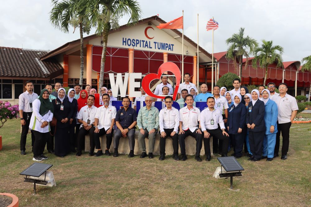 LAWATAN KERJA KETUA PENGARAH KESIHATAN KE HOSPITAL TUMPAT